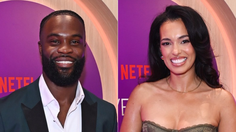 Split image of Javen and Katisha at Love Is Blind: UK screening