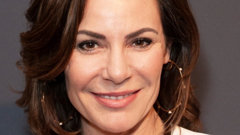 Luann de Lesseps smiling