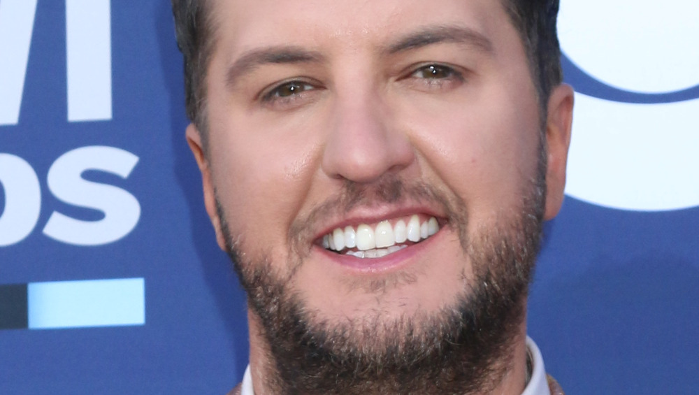 Luke Bryan smiling