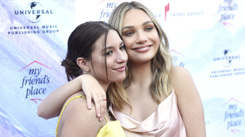 Mackenzie and Maddie Ziegler hugging