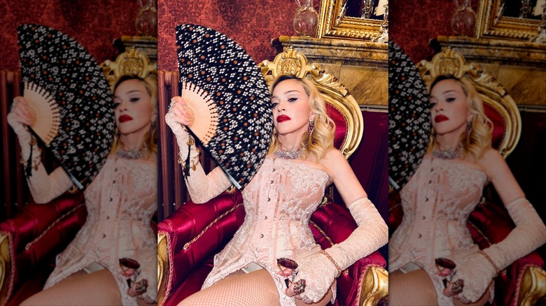 Madonna celebrating her birthday