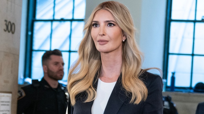 Ivanka Trump arrives to New York State Supreme Court to testify as witness in Former President Donald Trump civil fraud trial in New York on November 8, 2023