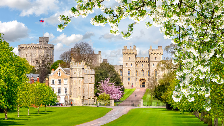 Windsor Castle in spring