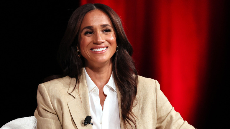 Meghan Markle smiling