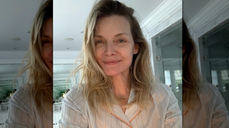 Michelle Pfeiffer smiling