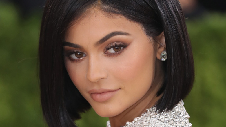Kylie Jenner sporting a makeup trend this past decade