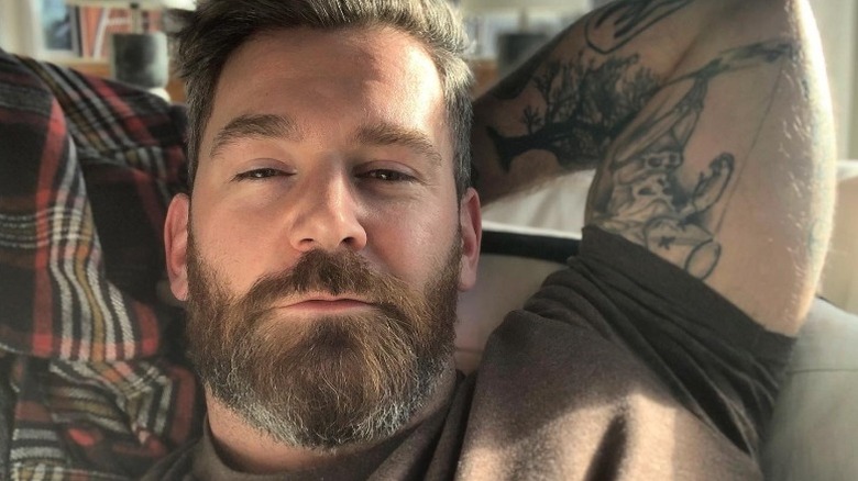 Kenny Brain posing for selfie