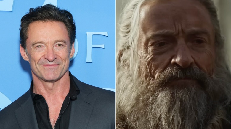 Hugh Jackman hair transformation for "The Death of Robin Hood"