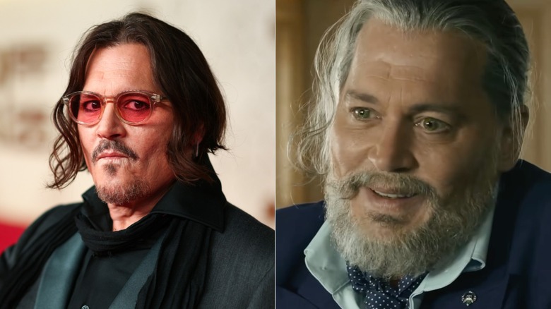 Johnny Depp hair transformation for "Day Drinker"