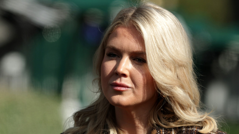 Karoline Leavitt scowling