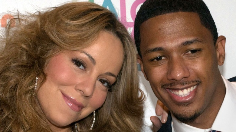 Mariah Carey and Nick Cannon on the red carpet