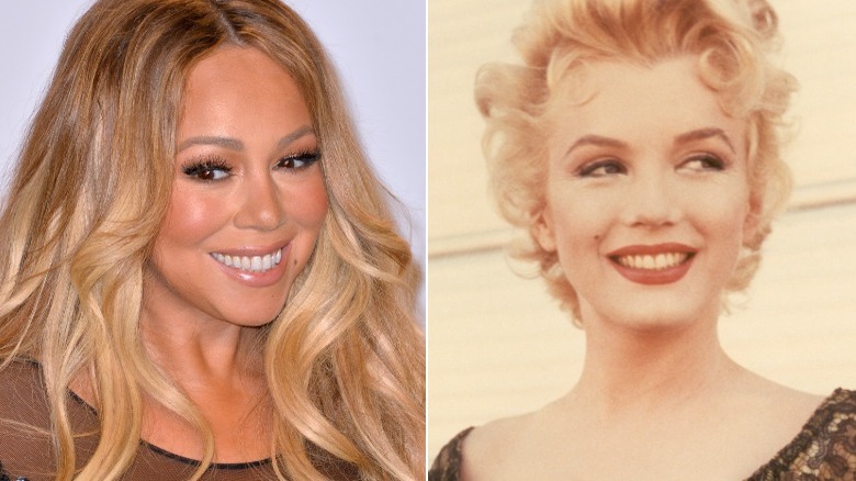 Mariah Carey and Marilyn Monroe 