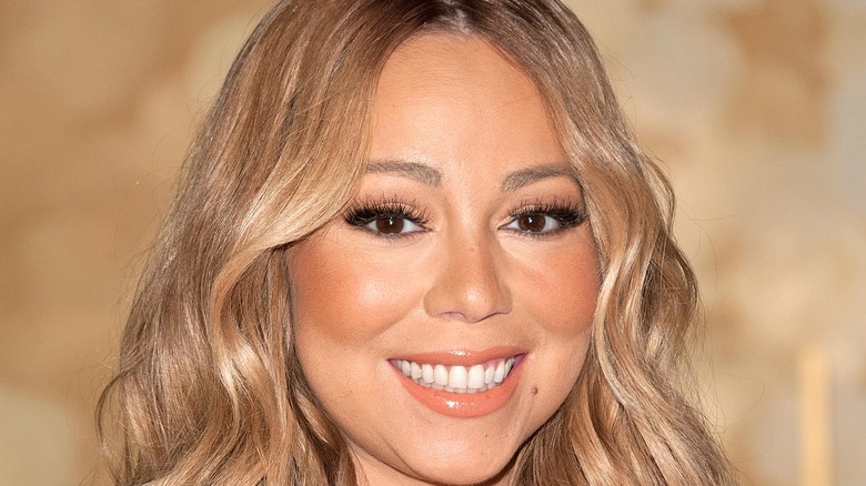 Mariah Carey smiling