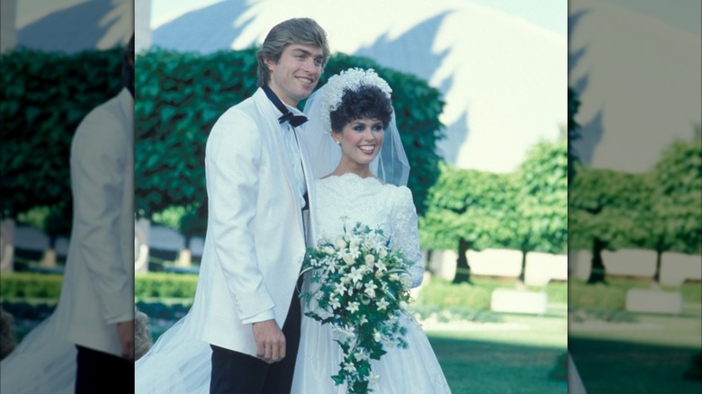 Marie Osmond and Steve Craig at their 1982 wedding