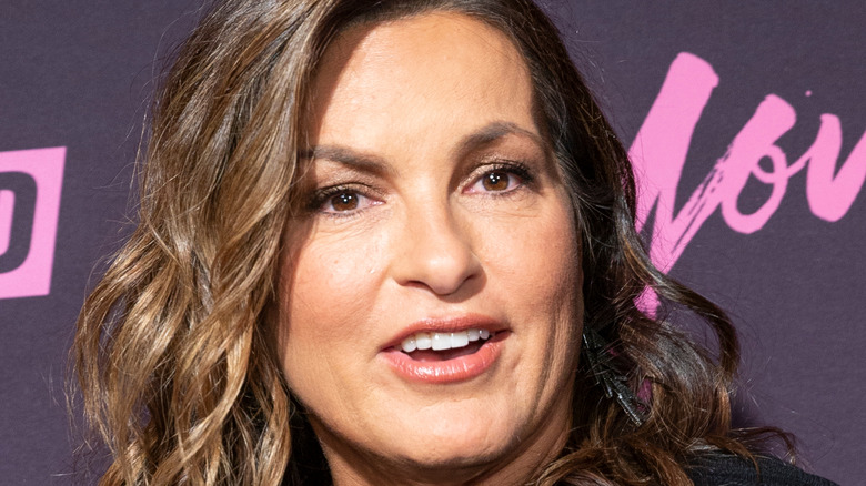 Mariska Hargitay posing at event