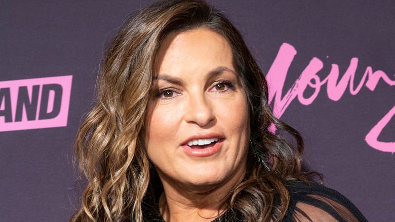 Mariska Hargitay posing at event