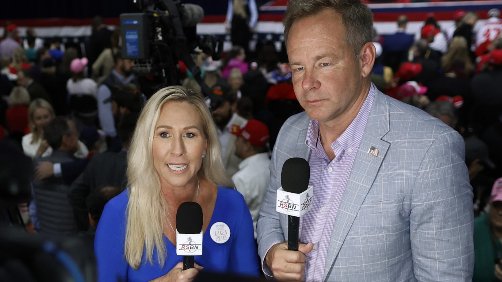 Marjorie Taylor Greene & Fiancé Brian Glenn's Painfully Awkward PDA Moments