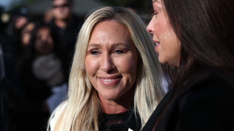 Marjorie Taylor Greene smiling