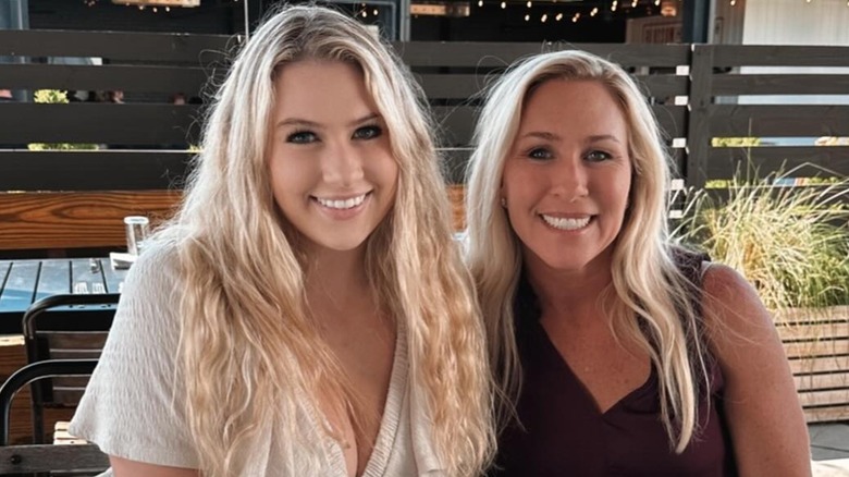 Lauren Greene Sanders and her mom, Marjorie Taylor Greene.