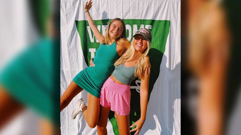 Ella Wahlberg at an event for her sorority in 2024