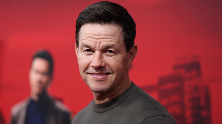 Mark Wahlberg at the 2025 world premiere of "Play Dirty"