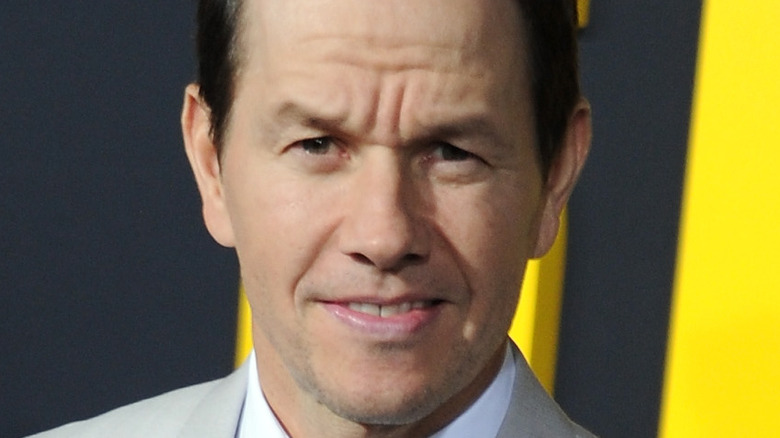 Mark Wahlberg squinting at the camera