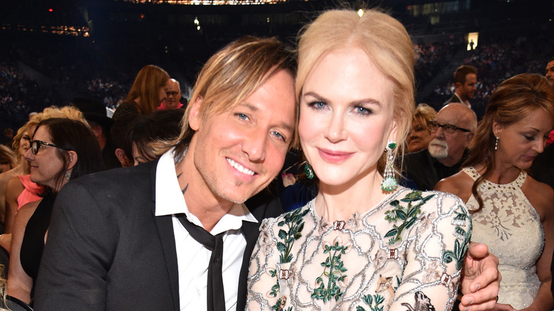Keith Urban and Nicole Kidman smiling 