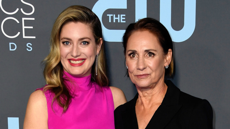 Zoe Perry with Laurie Metcalf