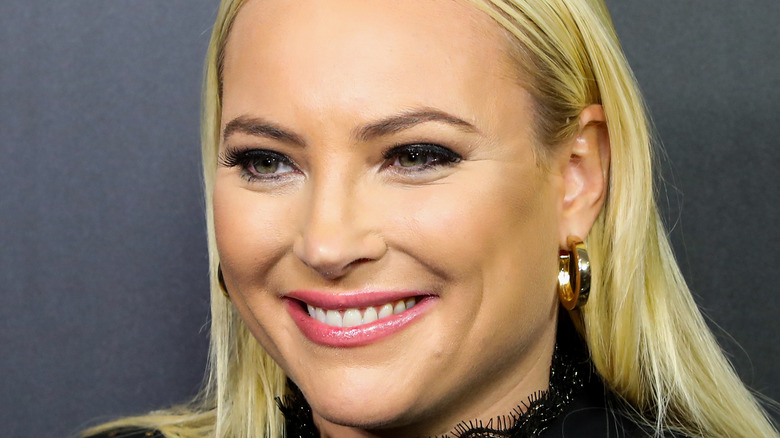 Meghan McCain smiling, red carpet