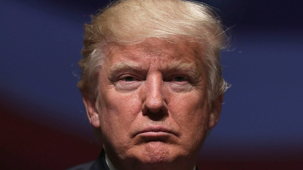 Donald Trump scowl