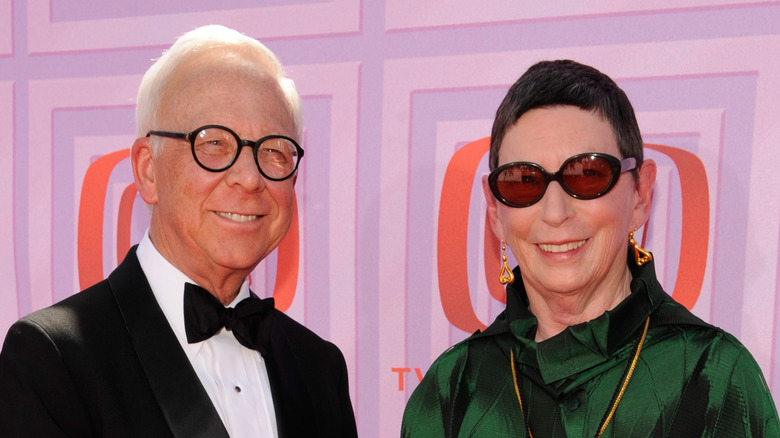 William Christopher and Barbara Christopher smiling at event