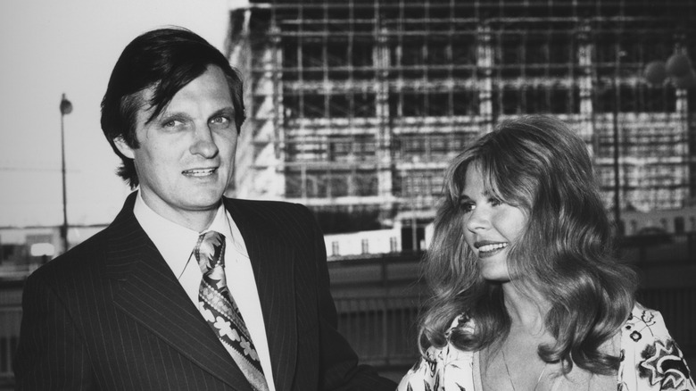Alan Alda and Loretta Swit at CBS party in 1972