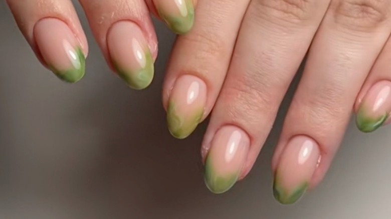 matcha nails