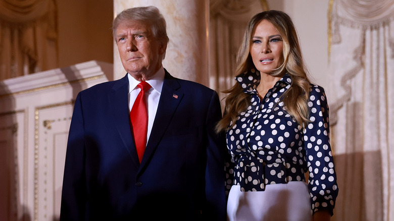 Donald and Melania Trump in the White House