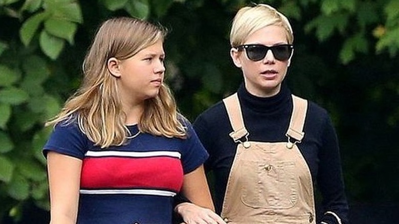 Michelle Williams with daughter