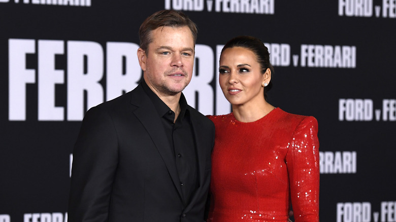 Matt Damon and Luciana Barroso