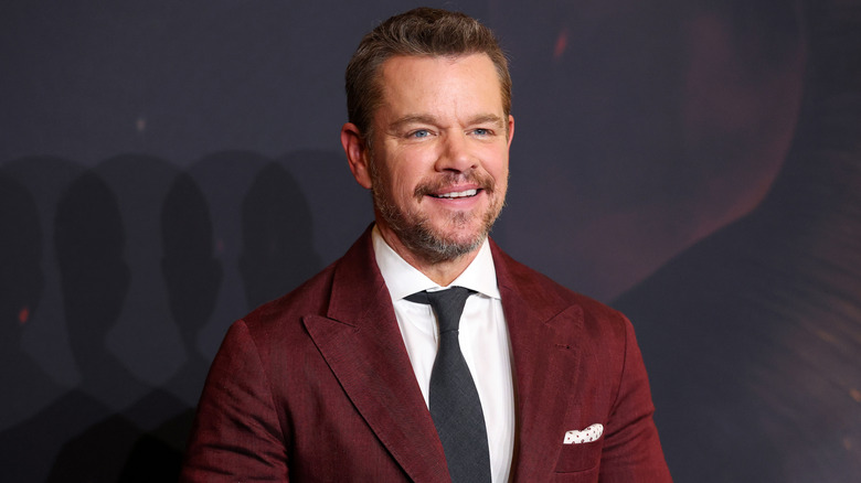 Matt Damon smiling