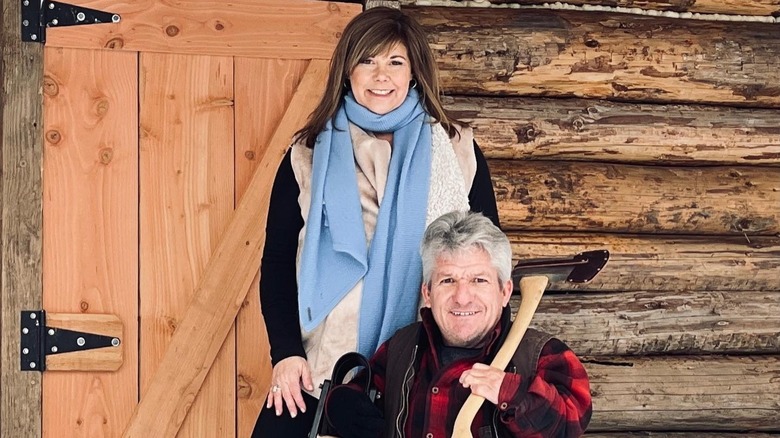 Caryn Chandler and Matt Roloff posing