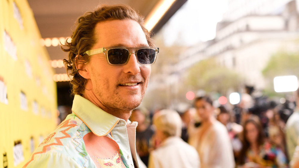 Matthew McConaughey smiles