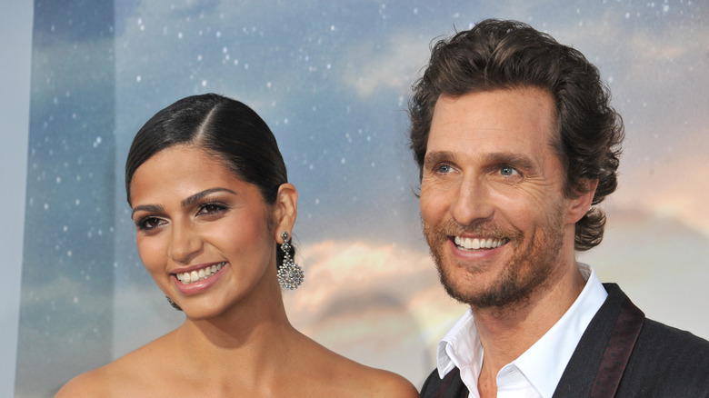 Matthew McConaughey and Camila Alves at the 2014 Los Angeles premiere of 
