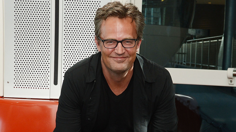 Matthew Perry smiling