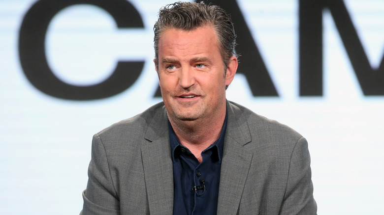 Matthew Perry on press tour