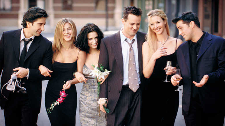 Friends cast promotional shoot