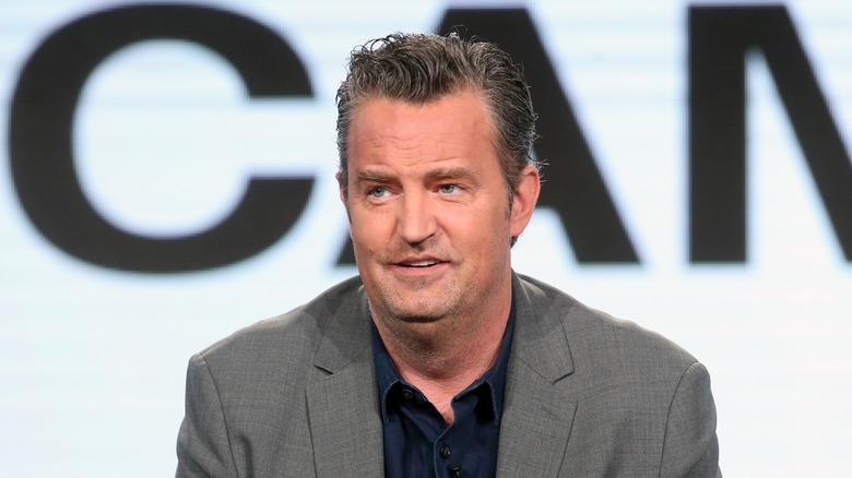 Matthew Perry smiling