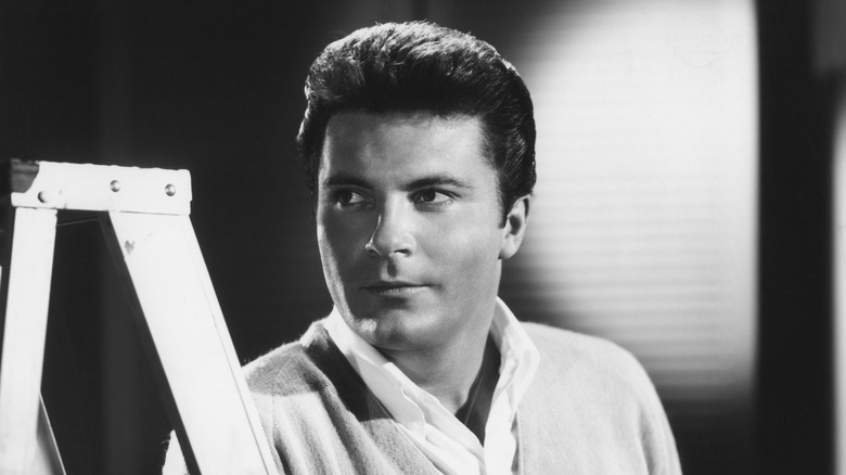 Black and white photo of Max Baer Jr. in 1964