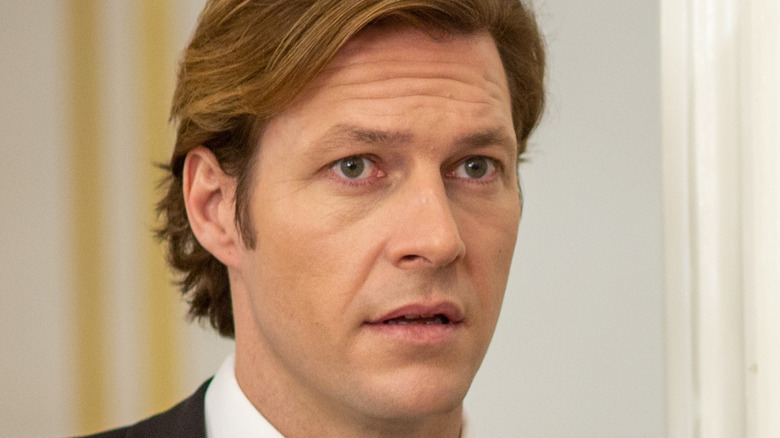 Luke Bracey looking alarmed in "Maybe I Do"