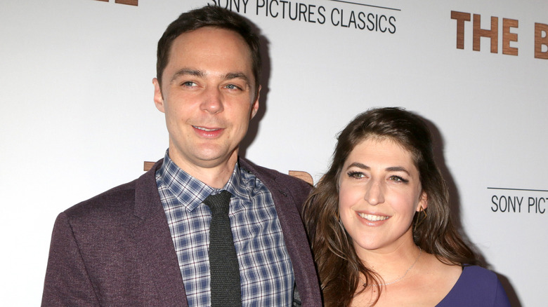 Jim Parsons and Mayim Bialik photographed on March 7, 2016, in West Hollywood, CA