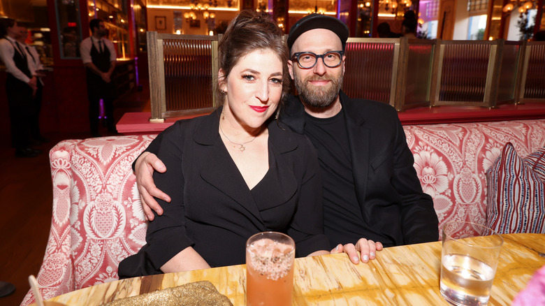 Mayim Bialik and Jonathan Cohen attend Vanity Fair and Lancôme Celebrate The Future Of Hollywood (2022)