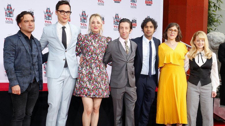 The Big Bang Theory cast at the handprints ceremony (2019)