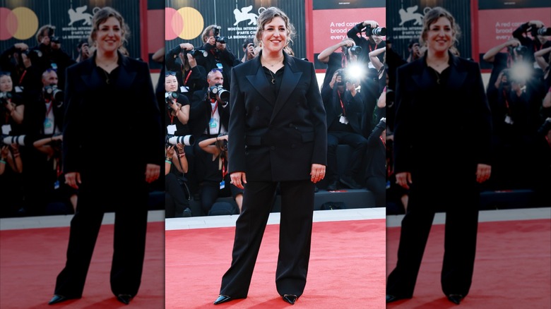 Mayim Bialik at "Father Mother Sister Brother" premiere